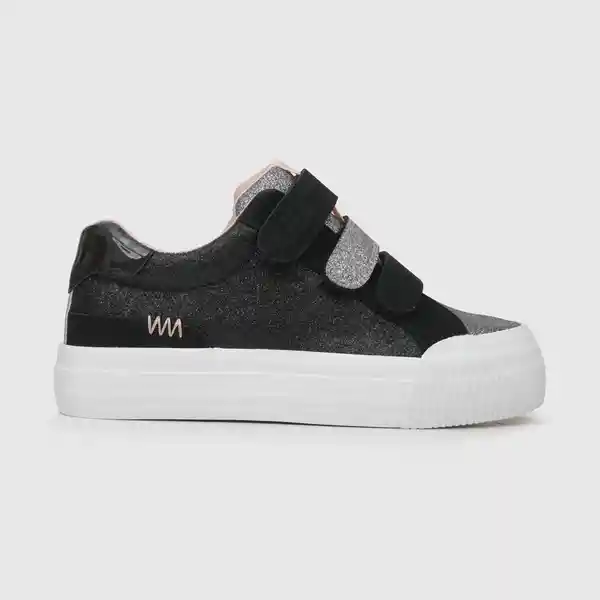 Zapatillas Urbana Con Brillo de Niña Negro Talla 35 Colloky