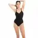 Traje de Baño Entero Con Cheeky Negro Talla S Samia