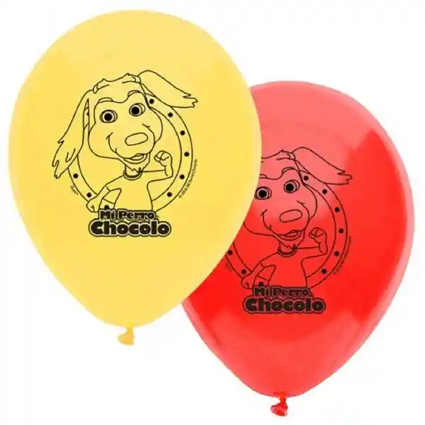 Globo Cumpleaños Perro Chocolo
