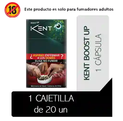 Kent Up iBoost Cigarrillos Cajetilla 20Un