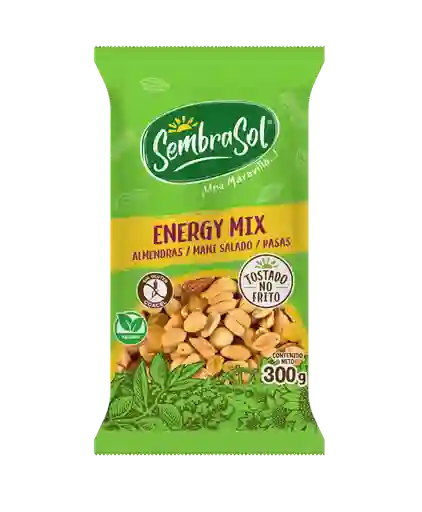 Sembrasol Snack Energy Mix Almendra Maní Pasas