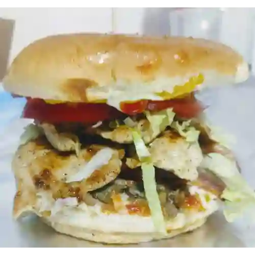 Hamburguesa Colombiana de Pollo