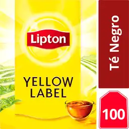 Lipton té Negro Yellow Label