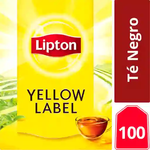 Lipton té Negro Yellow Label
