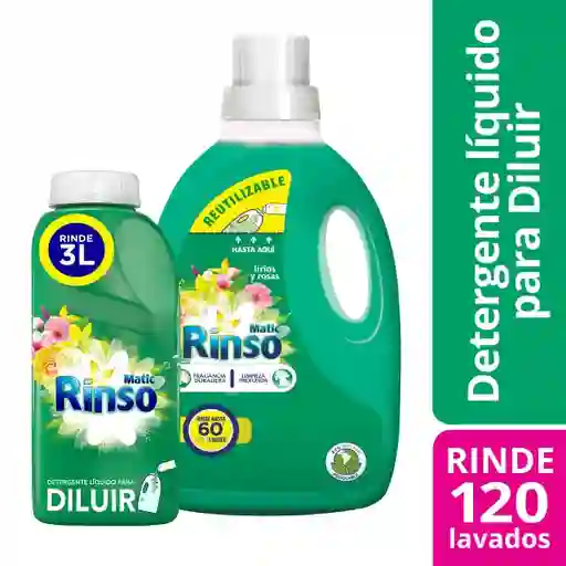 Rinso Detergente Líquido + Diluible