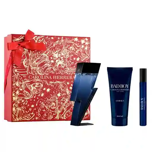 Carolina Herrera Set Perfume Bad Boy Cobalt HD25