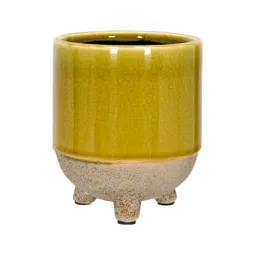 Maceta de Cerámica Con Patas Diámetro 10 x 9.5 cm 3228399000020