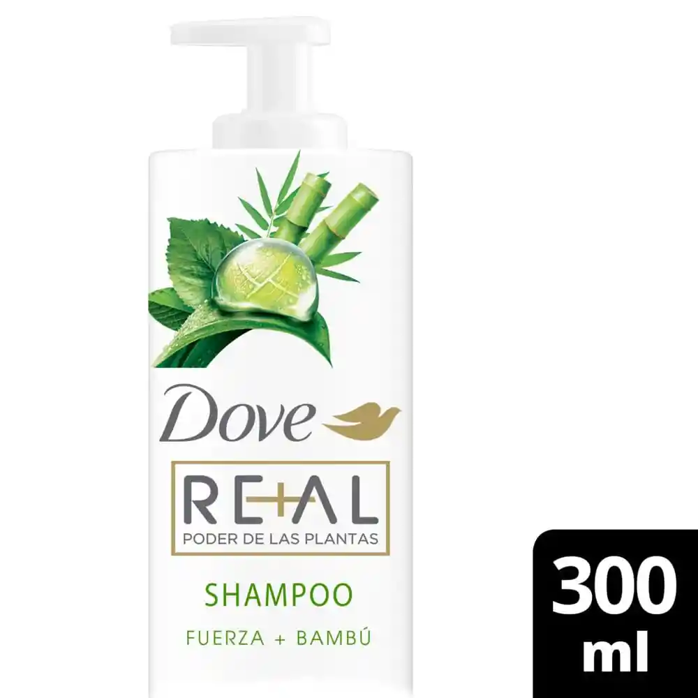 Dove Shampoo Fuerza Bambú