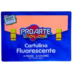 Proarte Block de Cartulina Fluorescente