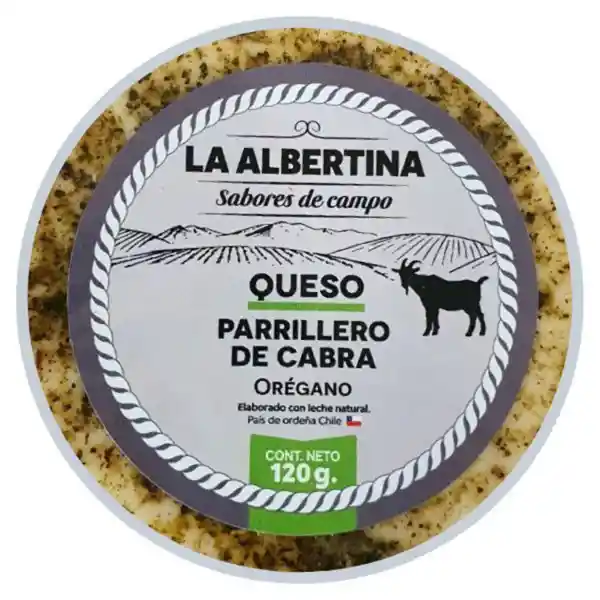 La Albertina Queso de Cabra Parrillero Orégano