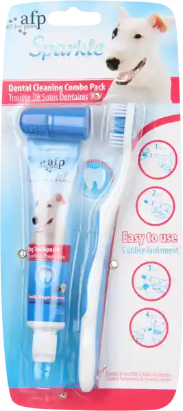 Afp Set Pasta + Cepillo Dental Para Mascota