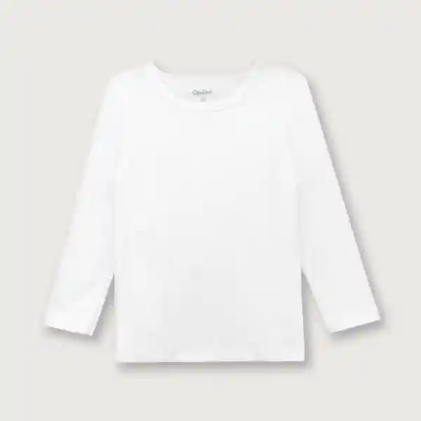 Camiseta de Bebé Niño Blanco Talla 18M Opaline