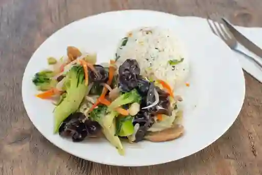 Col Chapsui Verdura con Arroz Blanco