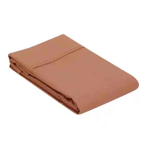 Funda de Almohada 144 Hilos Salmón 50 x 90 cm Casaideas