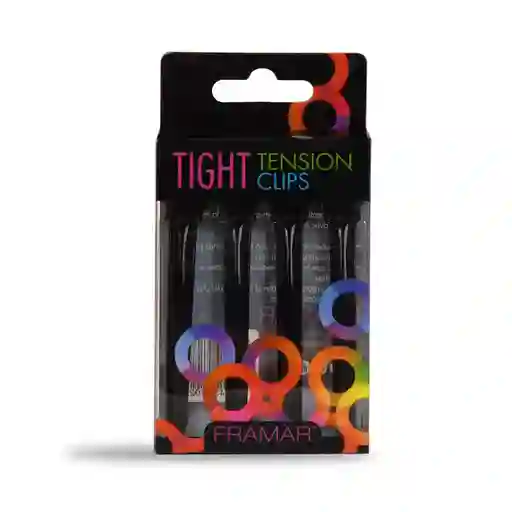 Framar Set Pinzas Ajuste Metal Negro CL-TT-BLK