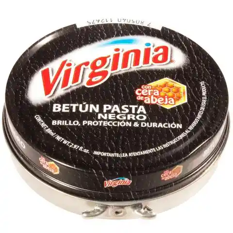 Virginia Betún en Pasta Negro