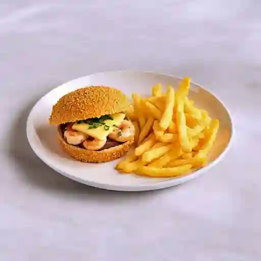 Sushi Burger De Camaron