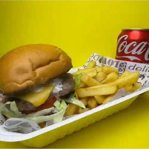 Hamburguesa Clásica en Combo