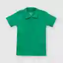 Polera Ajustada de Niña Verde Pasto / Grass Talla 3A Colloky