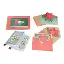 Set de Tarjeta y Sobres Navideños Casaideas