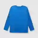 Polera Digital Royal de Niño Blue Talla 12A Colloky