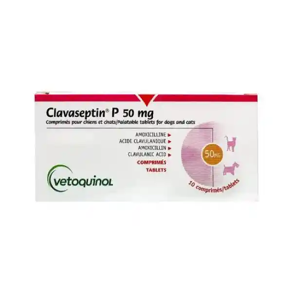 Vetoquinol Clavaseptin (50 mg)