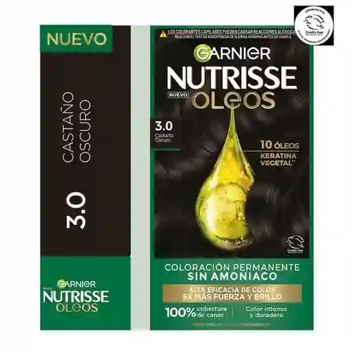 Nutrisse Tintura Oleos Castaño Oscuro 3.0