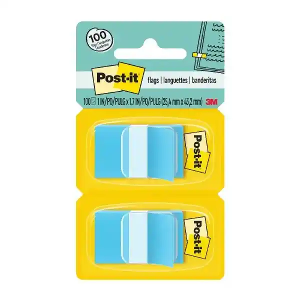 3M Post-It Banderita Azul