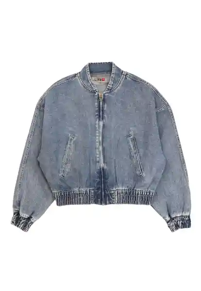 Casaca Teens Mezclilla Essence Niña Azul Talla 14/M - 560