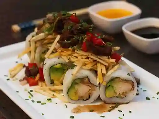 Roll Nikkei de Lomo Saltado