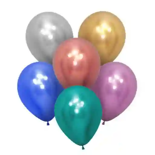 Globo Cromo Metalizado R5 Colores