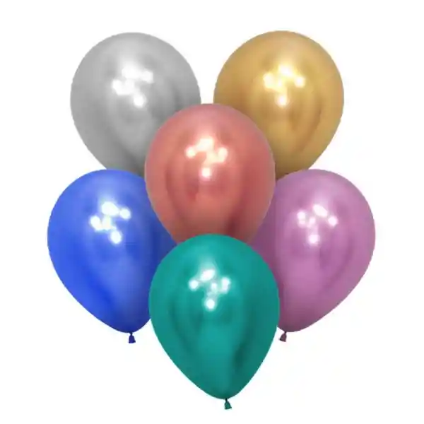 Globo Cromo Metalizado R5 Colores