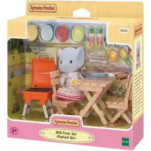 Sylvanian Families Juguete Barbacoa de Miriam Elefante