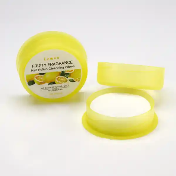 Almohadillas Quita Esmalte Con Fragancia de Limon