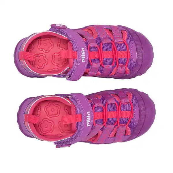 Sandalia Niña Morado Pillín 34