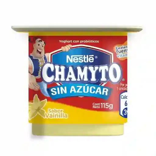 4 x Yog S/Azuc Chamyto Nestle 115 g Vainilla