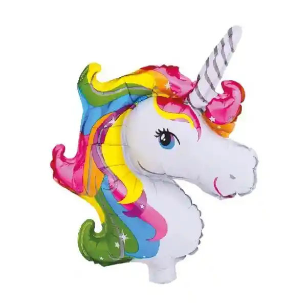 Globo Foil Unicornio 33 cm x 6