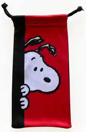 Bolsa Microfibra Para Lentes Snoopy (Asomandose)