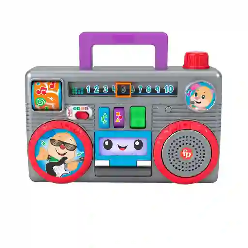 Fisher-Price Radio Portátil Ríe y Aprende Baila y Aprende