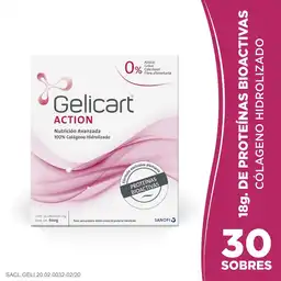 Colageno Hidrolizado Gelicart Action 100 30 Sobres