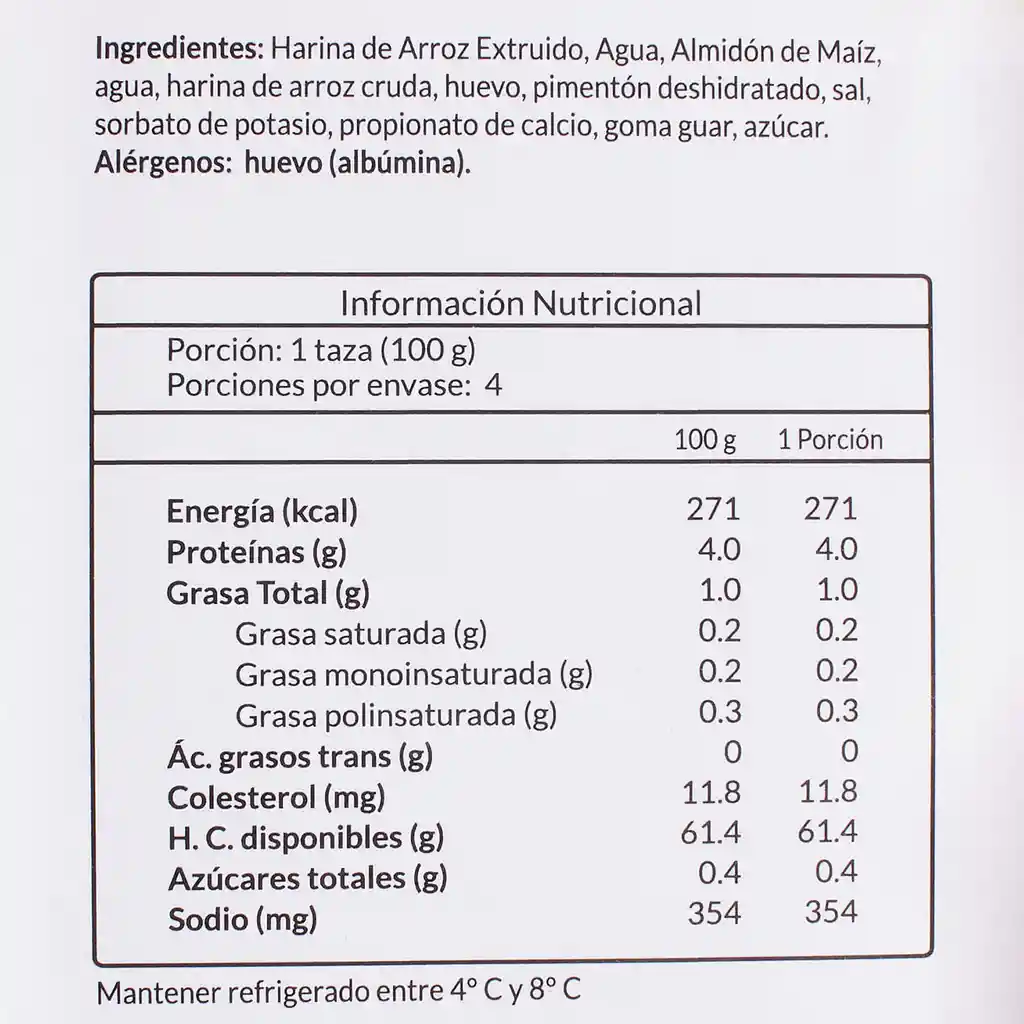 Etre Bien Fetuccini de Morrón sin Gluten