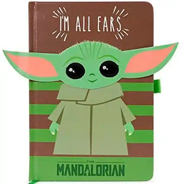 Star Wars Libreta Premium The Mandalorian Im All Ears Green