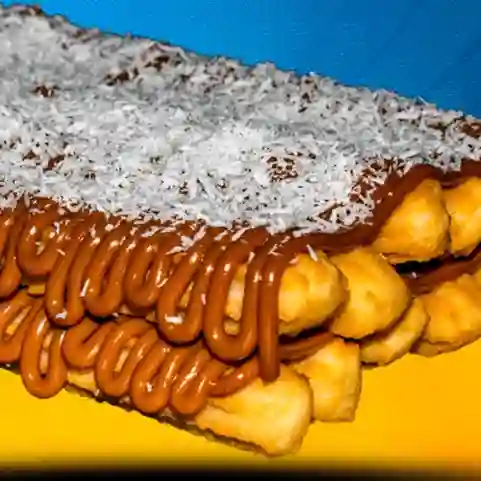 10 Churros Manjar y Topping de Coco