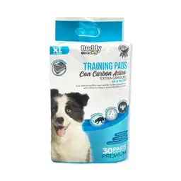 Buddy Pet Pads Entrenamiento Carbón Activo