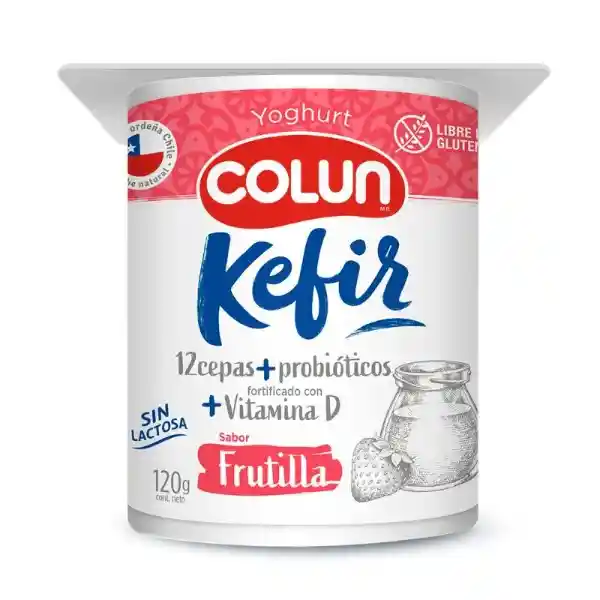 Colun Yoghurt Kefir Frutilla