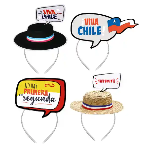 Set Cintillos Cotillon Fiestas Patrias