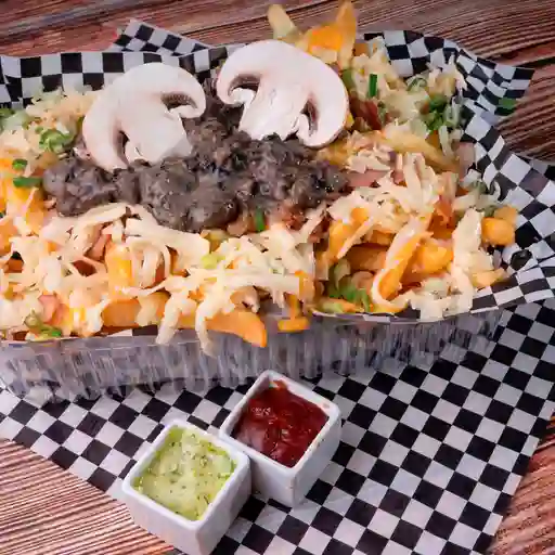 Papas Fritas con Champiñón