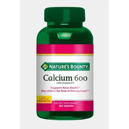 Natures Bounty Suplemento Dietario Calcium 600 Con Vitamina D3