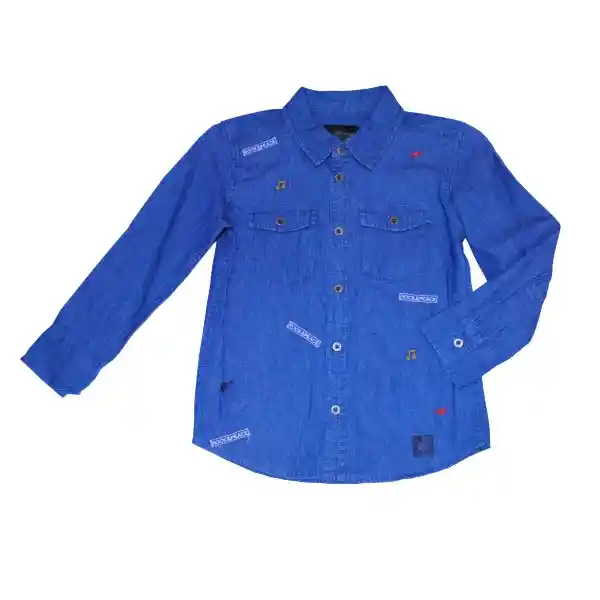 Camisa Niño Azul Pillin 6 a