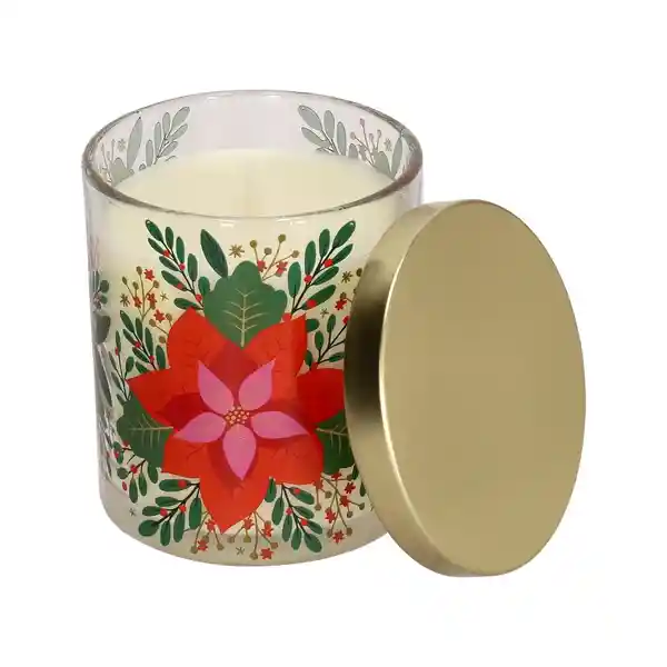 Vela Naranja Dulce Canela Contendor Cerámica 8 x 9 cm Casaideas